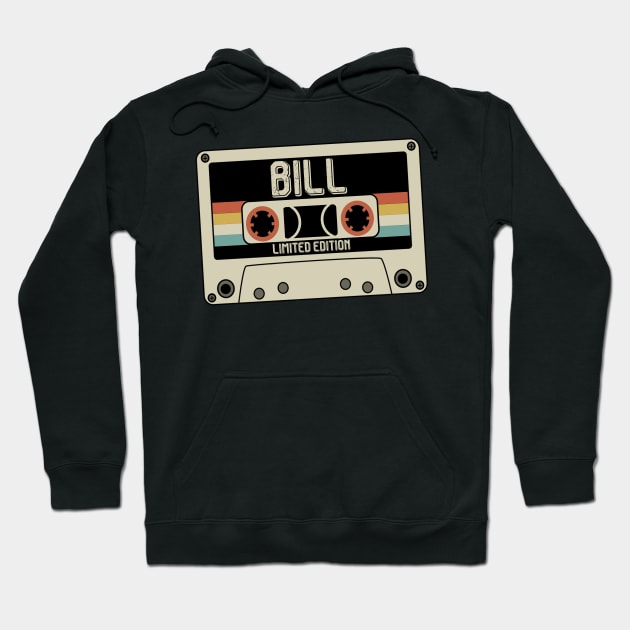 Bill - Limited Edition - Vintage Style Hoodie by Debbie Art